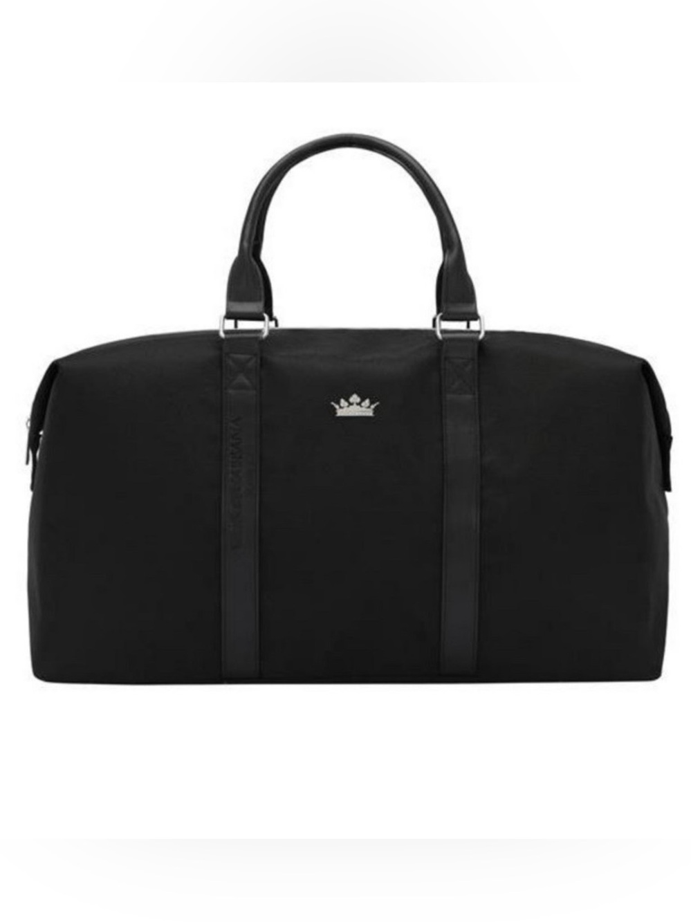 🖤 Dolce & Gabbana K Duffle Bag Black Canvas Weekender Travel Bag-NEW